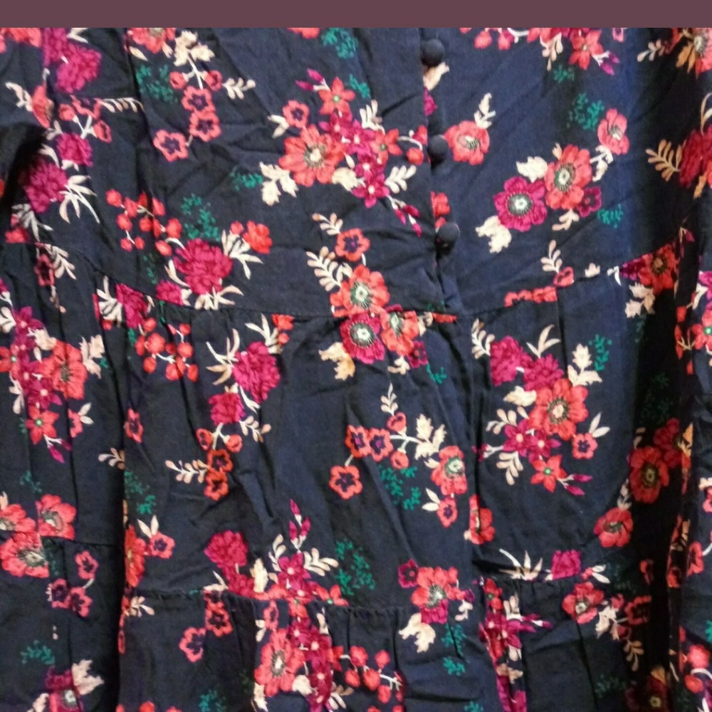 Red Camel Plus Women's Blouse Size 0x Blue Pink - Picture 3 of 4